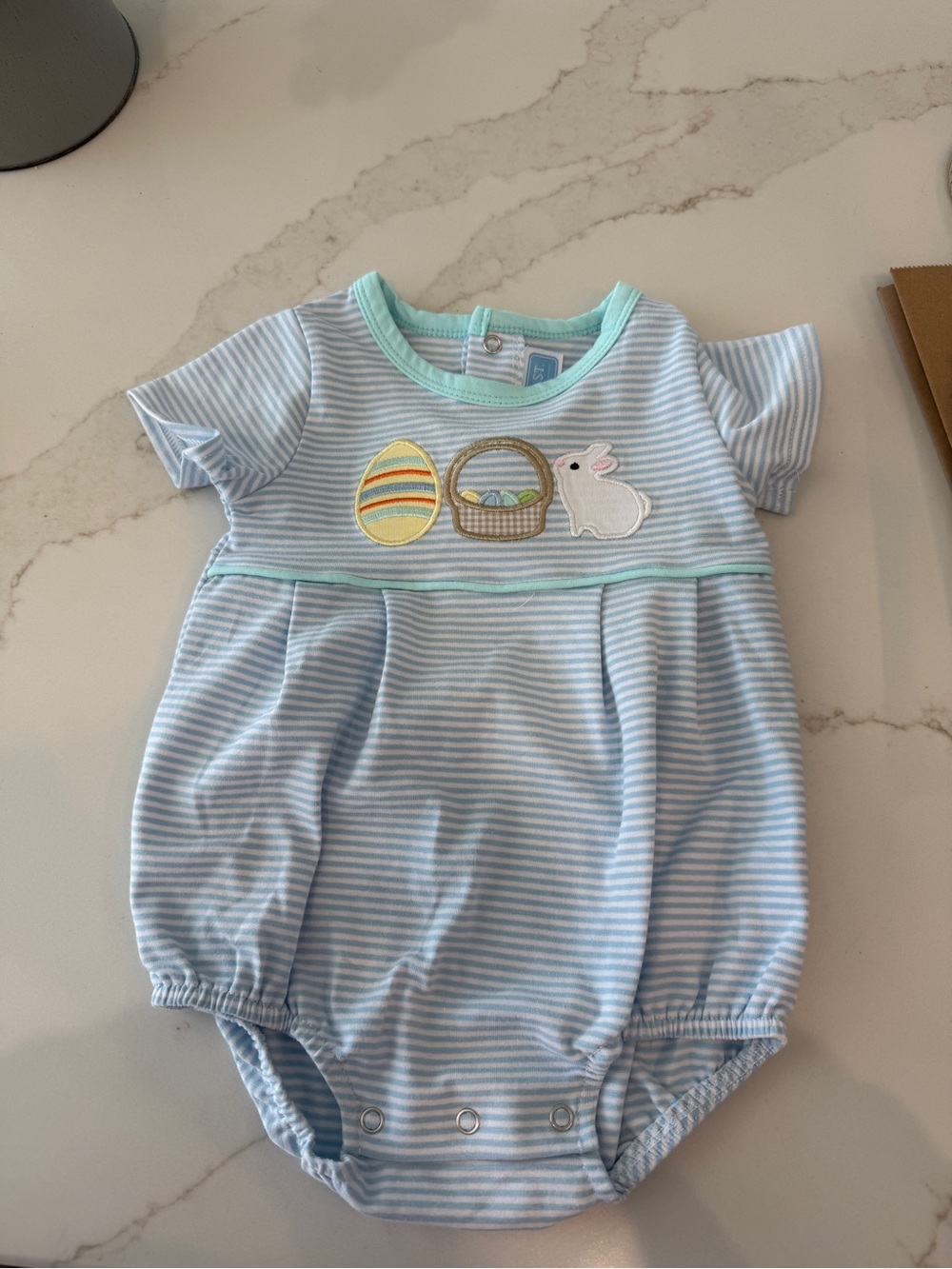 Baby boy Easter bubble